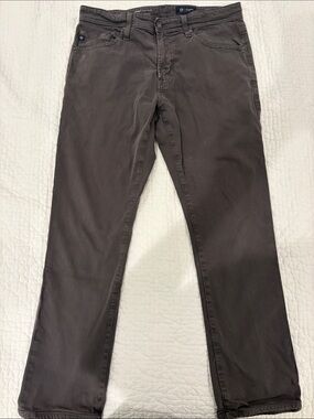 Ag Adriano Goldschmied Men's Charcoal Chinos